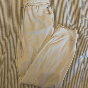 lululemon athletica Cream Sweatpants Relaxed Fit